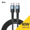 Essager - USB tyyppi C USB C - pikalatauskaapeli - 60W - 100W