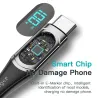 Essager - USB Type C - USB C -kaapeli - PD-pikalataus - digitaalisella näytöllä - 100W / 5A
