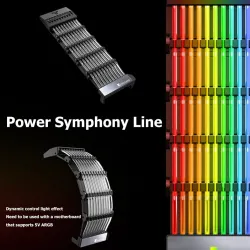 JONSBO - rainbow bridge DY-1 - rainbow streamer lighting - 24 Pin ARGB cableVideo Games