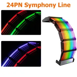 JONSBO - pont arc-en-ciel DY-1 - éclairage de banderoles arc-en-ciel - câble ARGB 24 broches
