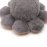 Grande araignée réversible - citrouille - peluche double face