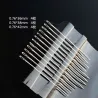 Self-threading needles - for blind / elderly people - stainless steelTextile