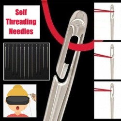 Självgängande nålar - för blinda / äldre personer - rostfritt stål