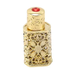 PerfumeFrasco de perfume de metal retro - con cristal - estilo árabe - 3ml