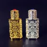 Retro metal perfume bottle - with crystal - Arabic style - 3mlPerfumes