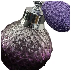 Vintage kristall parfymflaska - med atomizer - 100ml