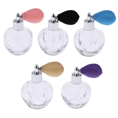 Flacone di profumo in cristallo trasparente - con atomizzatore - 100ml