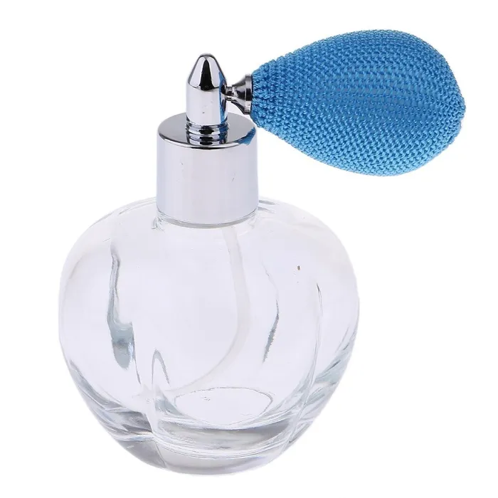 Flacone di profumo in cristallo trasparente - con atomizzatore - 100ml