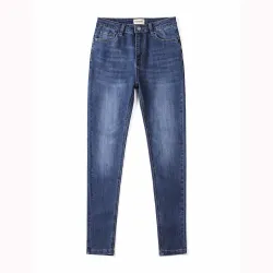 Jeans lápis cintura alta - lycra stretch - Slim
