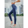 Penciljeans med hög midja - stretch lycra - Slim