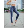 Penciljeans med hög midja - stretch lycra - Slim
