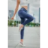 Bleistiftjeans mit hoher Taille - Stretch-Lycra - Slim