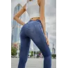 Penciljeans med hög midja - stretch lycra - Slim