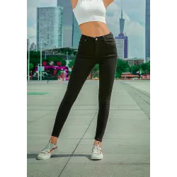 PantalonesJeans lápiz tiro alto - lycra stretch - Slim
