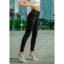 PantalonesJeans lápiz tiro alto - lycra stretch - Slim