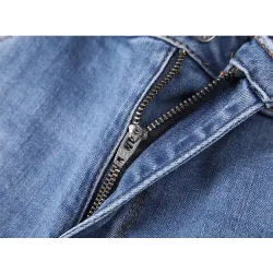 Bleistiftjeans mit hoher Taille - Stretch-Lycra - Slim