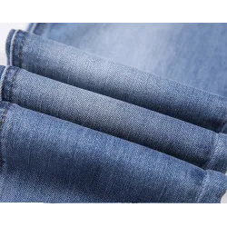 Bleistiftjeans mit hoher Taille - Stretch-Lycra - Slim
