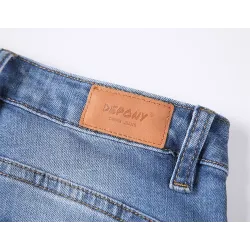 Bleistiftjeans mit hoher Taille - Stretch-Lycra - Slim