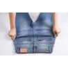 Bleistiftjeans mit hoher Taille - Stretch-Lycra - Slim