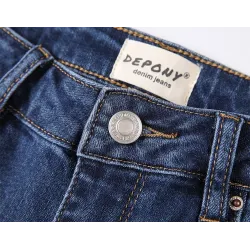 Penciljeans med hög midja - stretch lycra - Slim