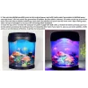 Mini vandmænd akvarium - natlampe