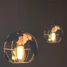 Plafonnier moderne en fer - en forme de globe - 60W