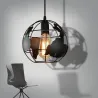 Modern iron ceiling lamp - globe-shaped - 60WCeiling lights