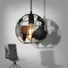 Modern iron ceiling lamp - globe-shaped - 60WCeiling lights