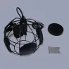 Luces de techoPlafón moderno de hierro - en forma de globo - 60W