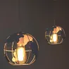 Plafonnier moderne en fer - en forme de globe - 60W