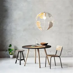 Modern iron ceiling lamp - globe-shaped - 60WCeiling lights