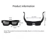 Lunettes de fête LED - App / contrôle manuel - USB - Bluetooth