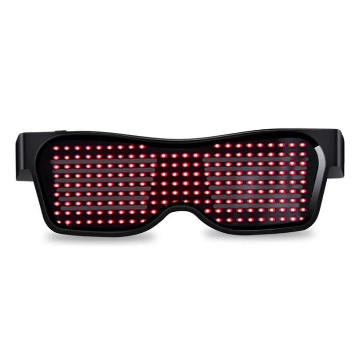 LED-Partybrille - App / manuelle Steuerung - USB - Bluetooth