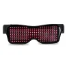 LED-Partybrille - App / manuelle Steuerung - USB - Bluetooth