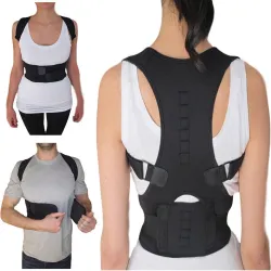 Ceinture orthopédique de maintien du dos - correction de posture - correcteur de dos avec aimants