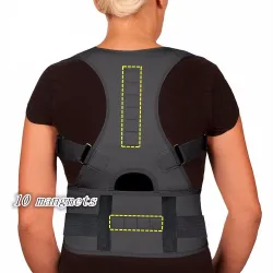 Ceinture orthopédique de maintien du dos - correction de posture - correcteur de dos avec aimants