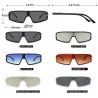 Gafas de solGafas de sol ojo de gato, extragrandes, parte superior plana de una pieza, UV400, unisex