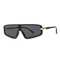 Gafas de solGafas de sol ojo de gato, extragrandes, parte superior plana de una pieza, UV400, unisex