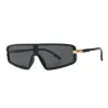 Gafas de solGafas de sol ojo de gato, extragrandes, parte superior plana de una pieza, UV400, unisex