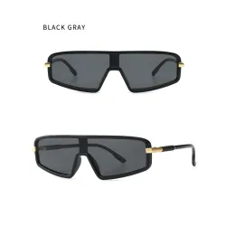 Gafas de solGafas de sol ojo de gato, extragrandes, parte superior plana de una pieza, UV400, unisex