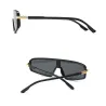 Gafas de solGafas de sol ojo de gato, extragrandes, parte superior plana de una pieza, UV400, unisex
