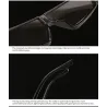 Lunettes de soleil œil de chat - surdimensionnées - une pièce à dessus plat - UV400 - unisexe