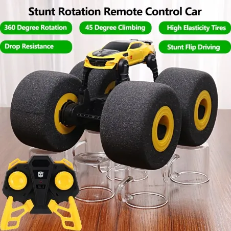 Elektrisk RC-bil - elastiske store svampdekk - 360 graders rotasjon - leketøy