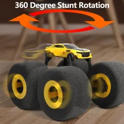 Electric RC car - elastic big sponge tires - 360 degree rotation - toyCars