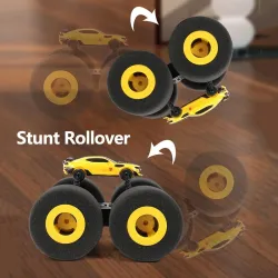 Elektrisk RC bil - elastiske store svampedæk - 360 graders rotation - legetøj