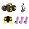 Elektrisk RC bil - elastiske store svampedæk - 360 graders rotation - legetøj