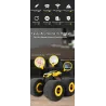 Elektrisk RC-bil - elastiske store svampdekk - 360 graders rotasjon - leketøy