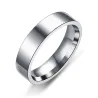 Klassisk ring - rustfritt stål - unisex