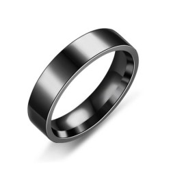 Klassisk ring - rustfrit stål - unisex