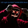 LED-Beleuchtung - Halloween-Gesichtsmaske